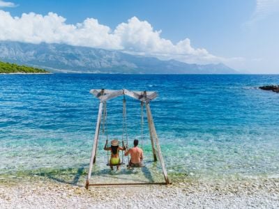 Relaxing at the beach, enjoying local food and wine and hiking coastal trails in Croatia