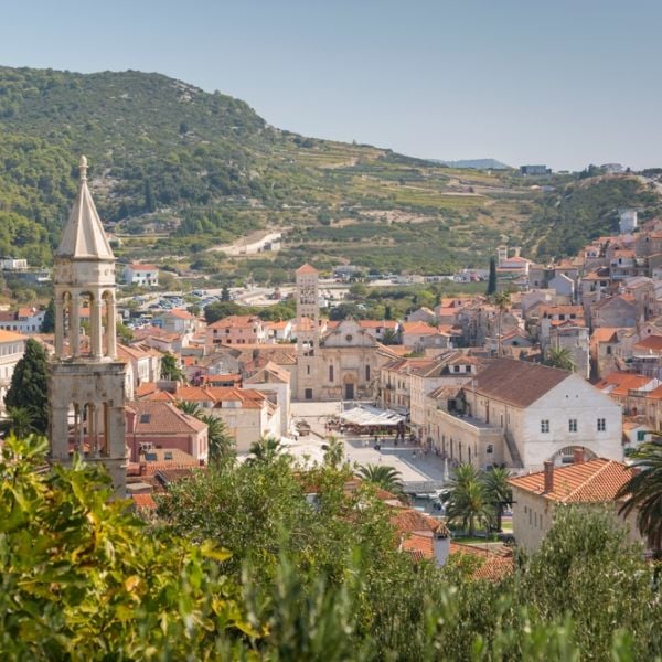 Relaxing at the beach, enjoying local food and wine and hiking coastal trails in Croatia