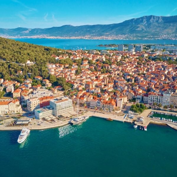 Relaxing at the beach, enjoying local food and wine and hiking coastal trails in Croatia