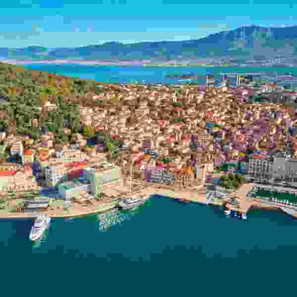 Relaxing at the beach, enjoying local food and wine and hiking coastal trails in Croatia