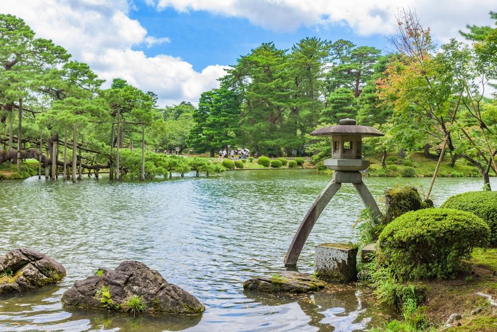 Kenroku-en gardens, Kanazawa, Ishikawa Prefecture, Japan