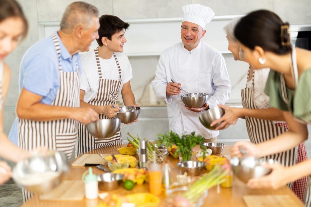 Cooking class, France