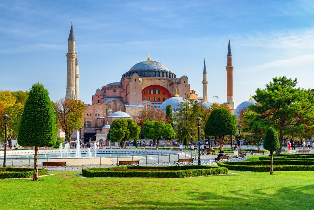 Fountain at Sultanahmet square