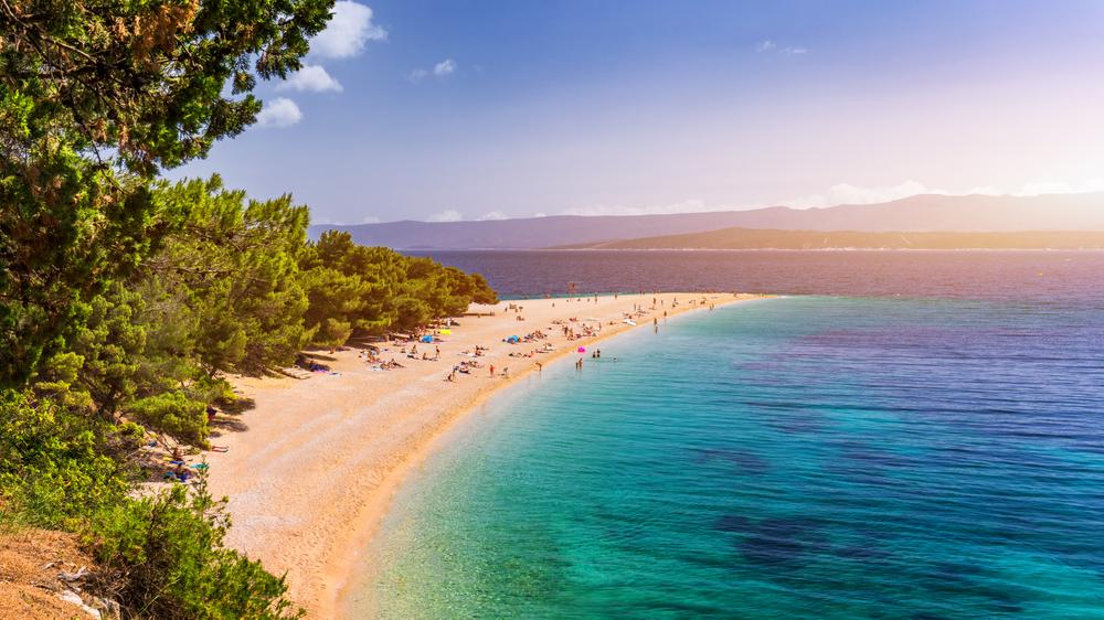 Beach at Brac, Croatia