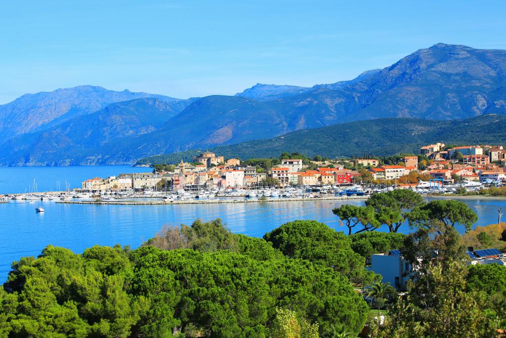 Saint-Florent on Corsica Island, France
