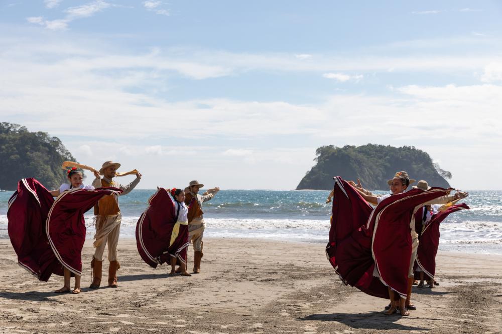 People at Samara Beach, CostaRica