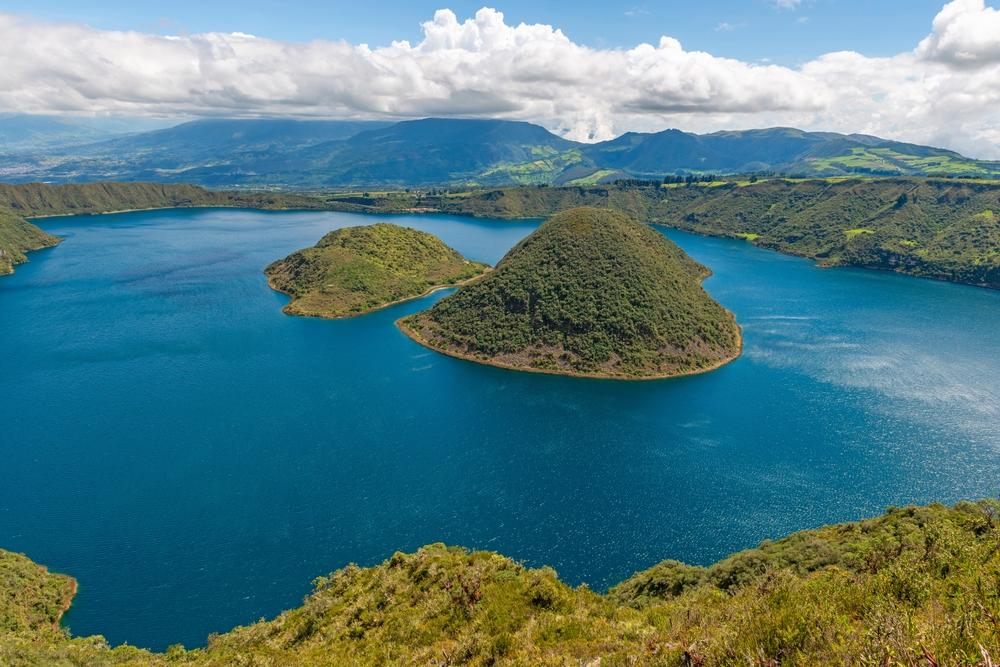 Lake Cuicocha, Cotacachi Cayapas National Reserve, Otavalo, Ecuador