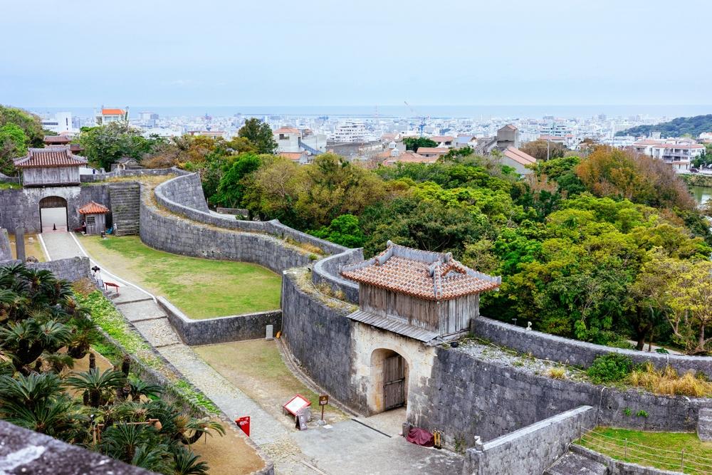 Zakimi Castle, Yomitan, Naha, Okinawa, Japan