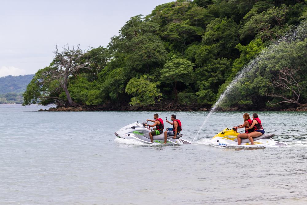 Water sports family activity, Costa Rica