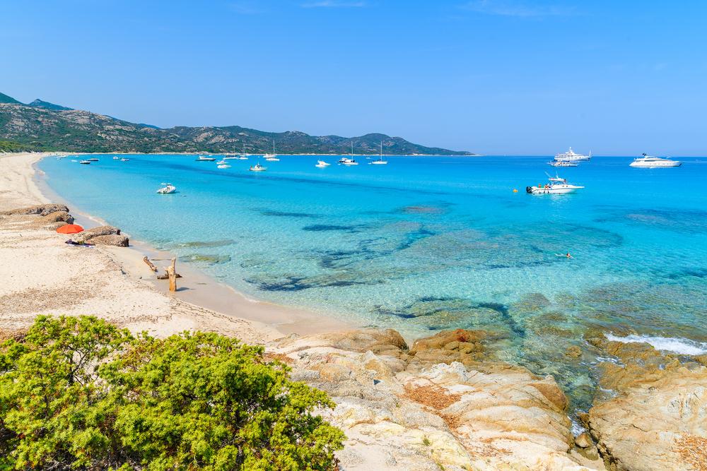 Saleccia beach near Saint Florent, Corsica, France