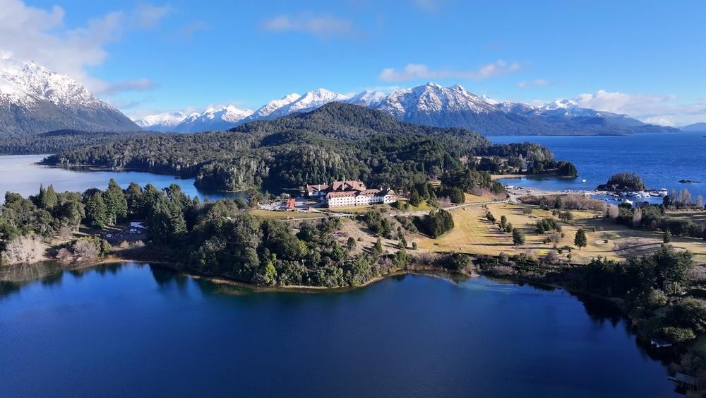 Skyline of Bariloche in San Carlos de Bariloche, Río Negro, Argentina