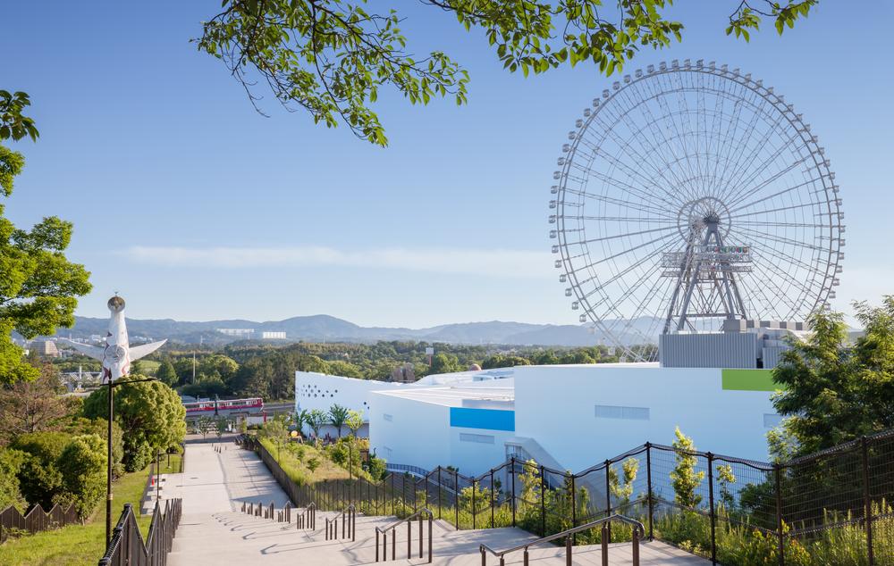 Expocity shopping mall, Redhorse Osaka Wheel, Tower of the Sun, Osaka, Japan
