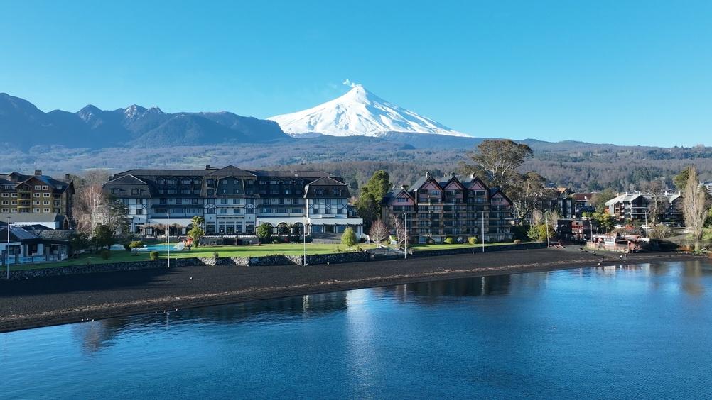 Volcanic beach in Pucón, Chile