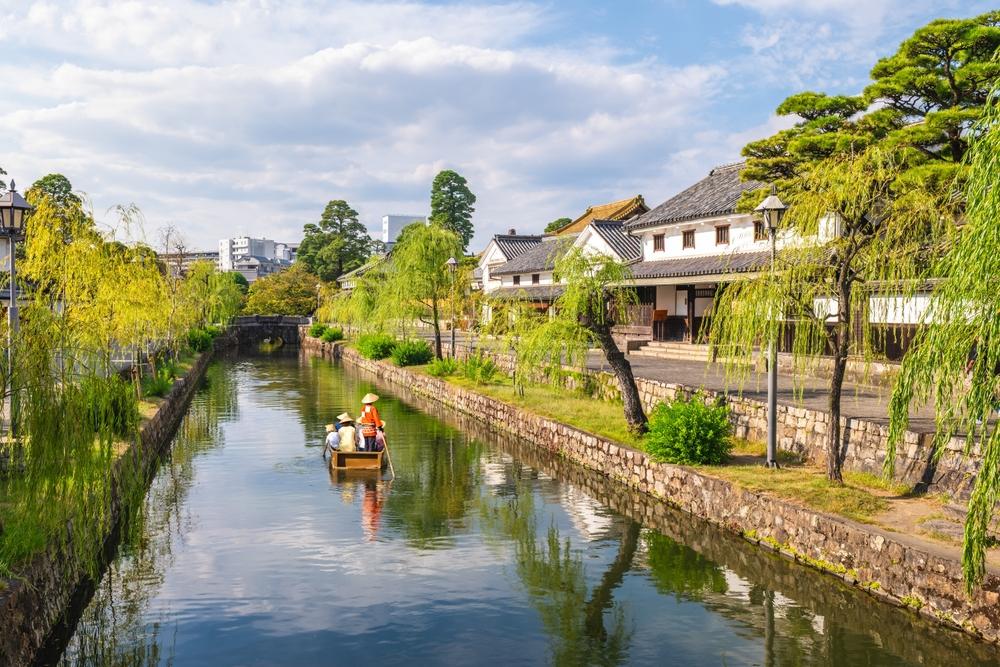 Kurashiki Bikan Historic District, Okayama, Chugoku, Japan