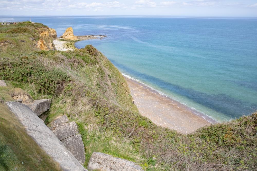 German bunker on Omaha Beach, Normandy, France