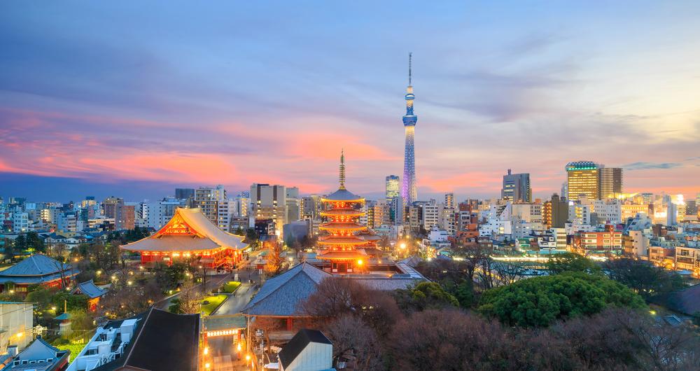 Tokyo skyline, Japan