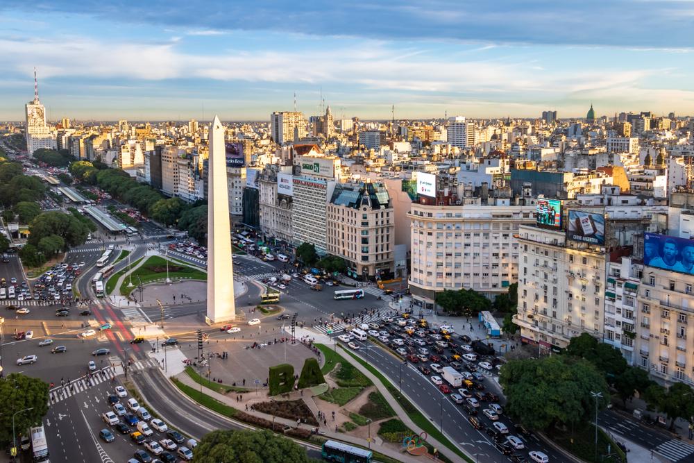Aerial view, Buenos Aires, Argentina