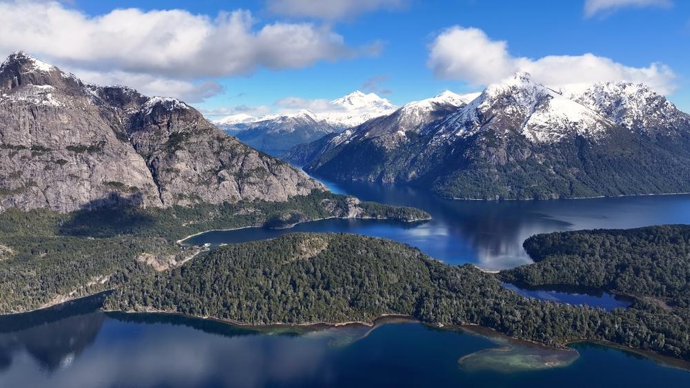 Skyline of Bariloche in San Carlos de Bariloche, Argentina