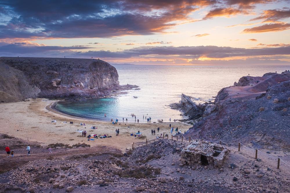 Playa de Papagayo, Lanzarote, Spain