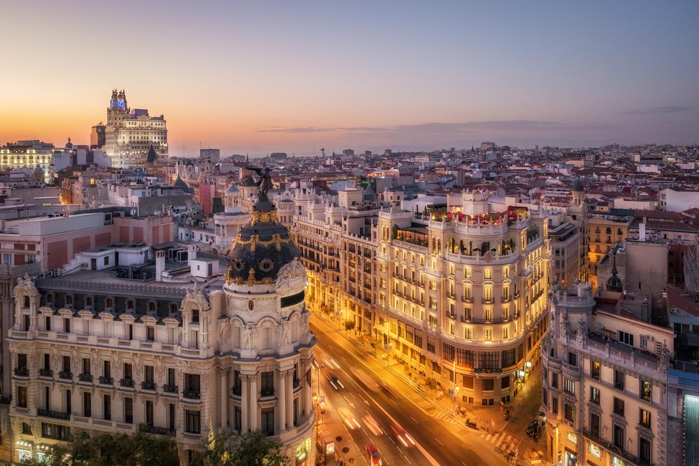 Gran Vía, Madrid, Spain