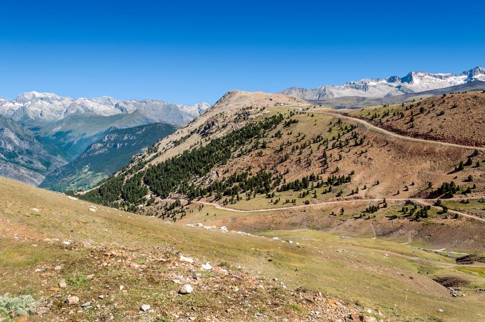 Mountains of Cerler in the Pyrenees, France