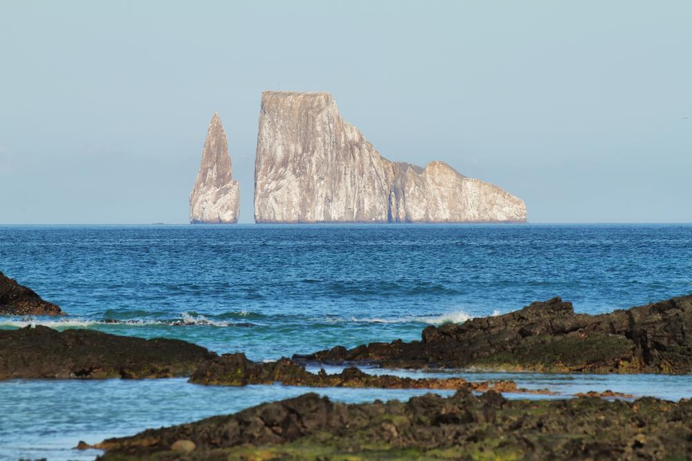 Kicker Rock (Sleeping Lion) on San Cristobal Island, Galapagos, Ecuador