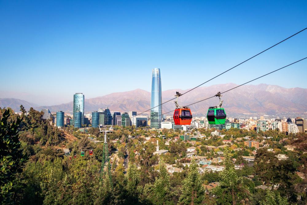 Santiago Metropolitan Park cable car, chile