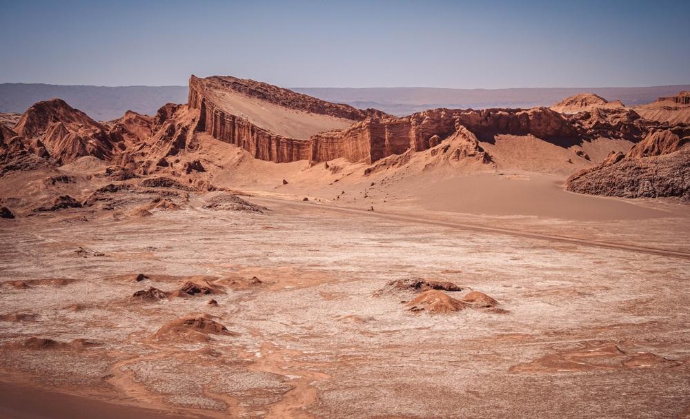 Valley of the Moon in Atacama, Chile