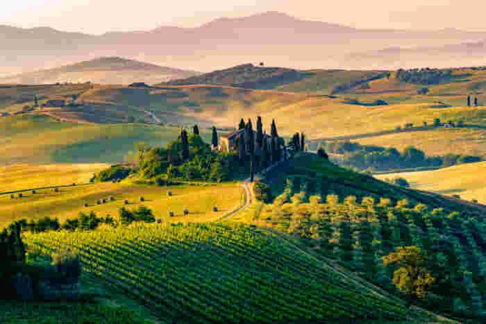 Val d'Orcia, Tuscany, Italy Val d'Orcia, Tuscany, Italy