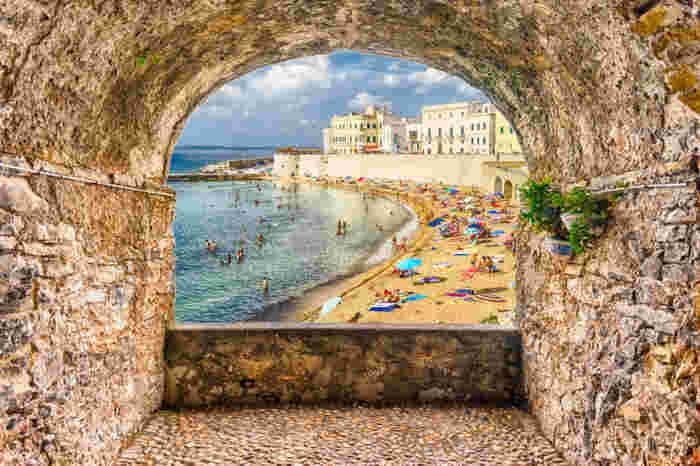  Gallipoli waterfront, Salento, Apulia, Italy