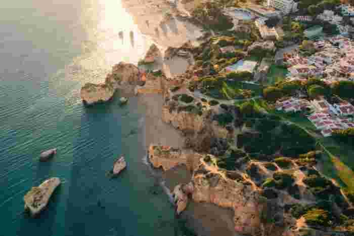 Praia,Da,Prainha,Beach,And,Praia,Dos,Tres,Irmaos,Beach Praia da Prainha beach and Praia dos Três Irmãos on the Algarve coast, Portugal